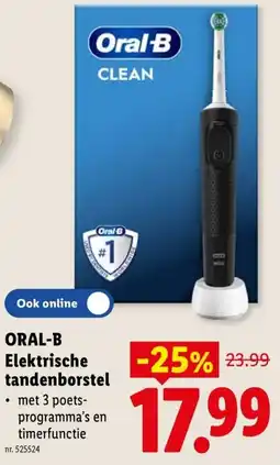 Lidl Oral-B Elektrische tandenborstel aanbieding