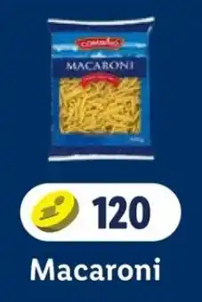 Lidl Macaroni aanbieding