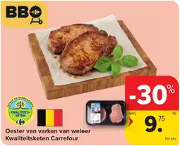 Carrefour Market Oester van varken van weleer Kwaliteitsketen Carrefour aanbieding