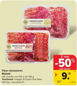 Carrefour Market Fijne vleeswaren Maletti aanbieding