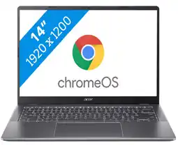 Coolblue Acer Chromebook Plus 514 CB514-6H-33D9 Azerty aanbieding