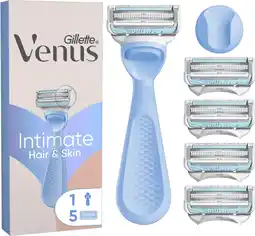 Coolblue Gillette Venus Intimate + 5 Navulmesjes aanbieding