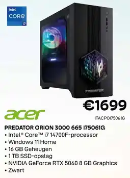 CompuDeals Acer Predator Orion 3000 665 175061G aanbieding