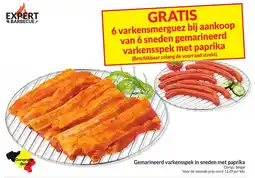 Intermarché Gemarineerd varkensspek in sneden met paprika aanbieding