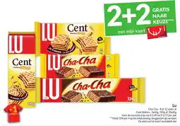 Intermarché Lu Cha-Cha of Cent wafers aanbieding