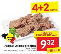 Intermarché Ardense varkenskoteletten aanbieding