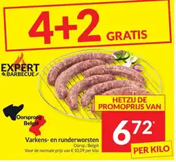 Intermarché Varkens en runderworsten aanbieding