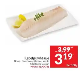 Intermarché Kabeljauwhaasje aanbieding