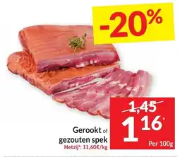 Intermarché Gerookt of gezouten spek aanbieding