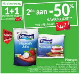 Intermarché Pâturages Mozzarella of Mozzarellabolletjes aanbieding