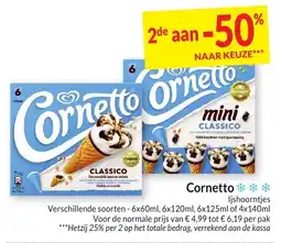 Intermarché Cornetto Ijshoorntjes aanbieding