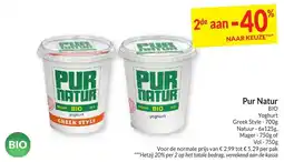 Intermarché Pur Natur BIO Yoghurt aanbieding
