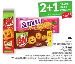 Intermarché BN Koekjes of Sultana aanbieding