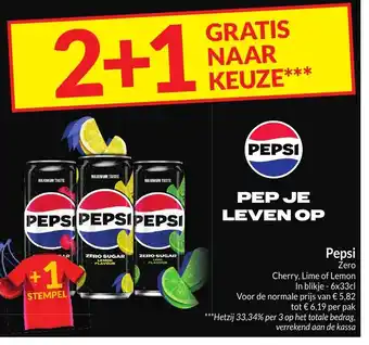 Intermarché Pepsi Zero aanbieding