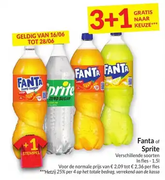 Intermarché Fanta of Sprite aanbieding