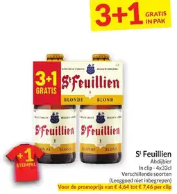Intermarché St Feuillien Abdijbier aanbieding