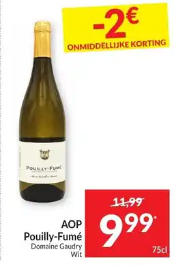Intermarché AOP Pouilly-Fumé aanbieding