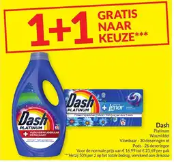 Intermarché Dash Platinum Wasmiddel aanbieding