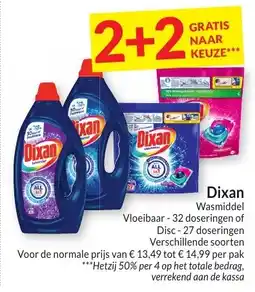 Intermarché Dixan Wasmiddel aanbieding