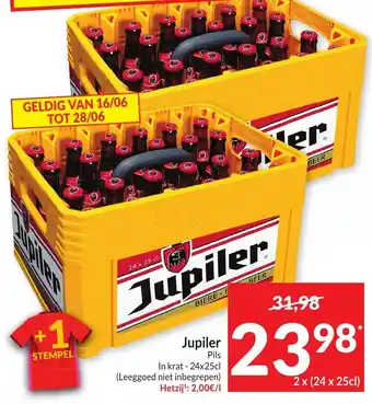 Intermarché Jupiler pils aanbieding