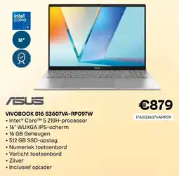CompuDeals Asus Vivobook S16 S3607VA-RP097W aanbieding