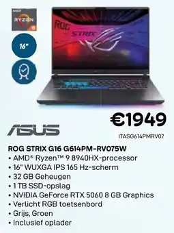 CompuDeals Asus Rog Strix G16 G614PM-RV075W aanbieding