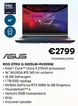 CompuDeals Asus Rog Strix G G615LW-RV009W aanbieding