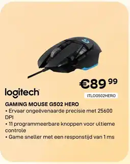 CompuDeals Logitech Gaming Mouse G502 Hero aanbieding