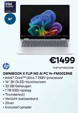 CompuDeals HP Omnibook X Flip NG AI PC 14-FM0023NB aanbieding