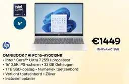 CompuDeals HP Omnibook 7 AI PC 16-AY0013NB aanbieding