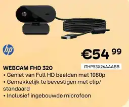 CompuDeals HP Webcam FHD 320 aanbieding