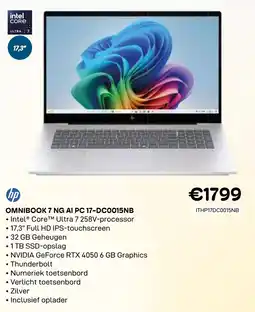 CompuDeals HP Omnibook 7 NG AI PC 17-DC0015NB aanbieding