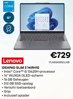 CompuDeals Lenovo Ideapad Slim 3 14IRH10 aanbieding