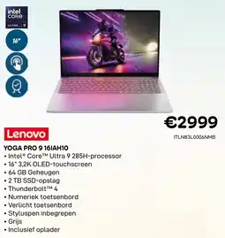 CompuDeals Lenovo Yoga Pro 9 16IAH10 aanbieding