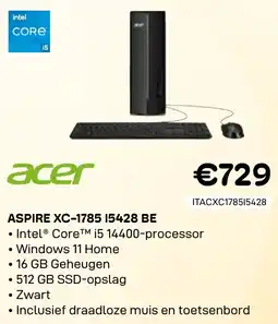 CompuDeals Acer Aspire XC-1785 15428 BE aanbieding