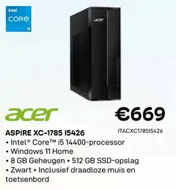CompuDeals Acer Aspire XC-1785 15426 aanbieding