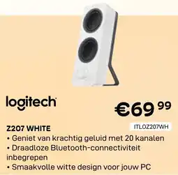CompuDeals Logitech Z207 White aanbieding