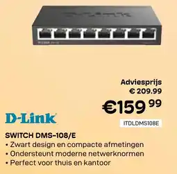 CompuDeals D-Link Switch DMS-108/E aanbieding
