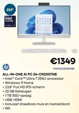 CompuDeals HP All-in-one AI PC 24-CR2007NB aanbieding