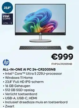 CompuDeals HP All-in-one AI PC 24-CR2005NB aanbieding