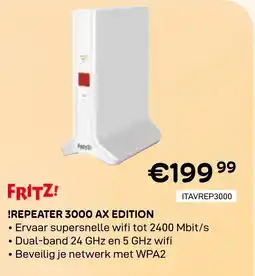 CompuDeals Fritz Repeater 3000 AX Edition aanbieding