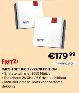 CompuDeals Fritz Mesh Set 1600 2-pack Edition aanbieding