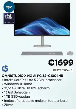 CompuDeals HP Omnistudio X NG AI PC 32-C1004NB aanbieding
