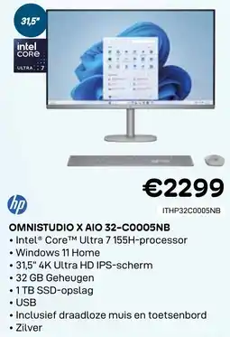 CompuDeals HP Omnistudio X AIO 32-C0005NB aanbieding