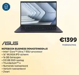 CompuDeals Asus Notebook business 90nx0731m004jo aanbieding