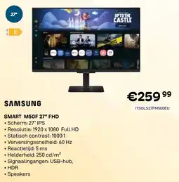 CompuDeals Samsung Smart M50F 27" FHD aanbieding