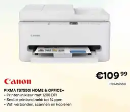 CompuDeals Canon pixma TS75501 home & office+ aanbieding