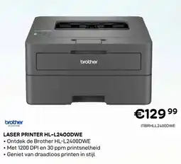 CompuDeals Laser printer HL-L2400DWE aanbieding