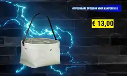 Decathlon Opvouwbare spoelbak aanbieding