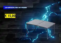 Decathlon Lage kampeertafel aanbieding